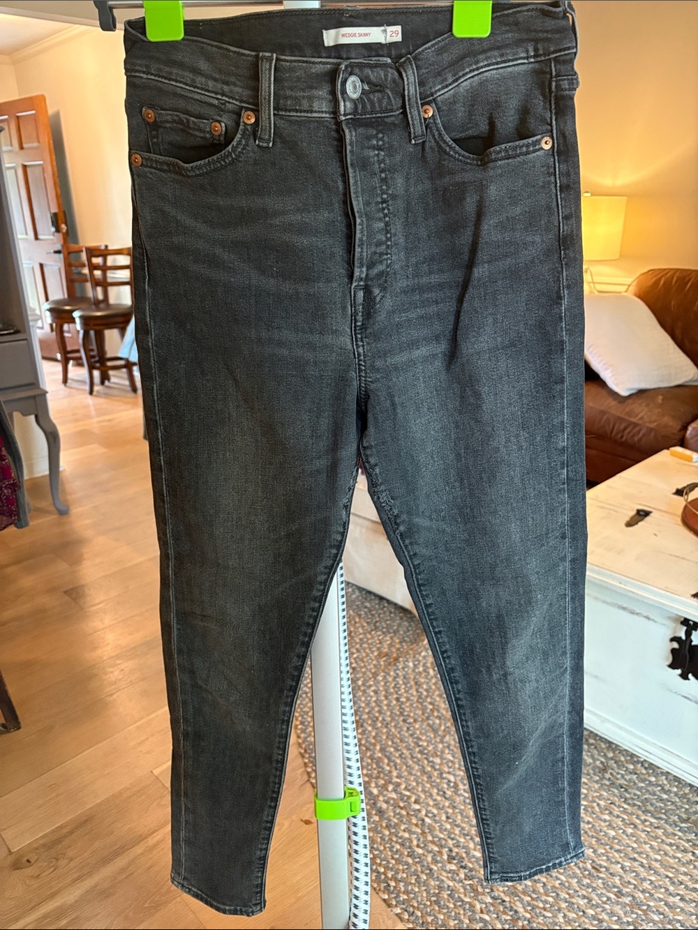 Levi's women’s  Skinny Jeans in Washed Black